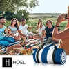 Koc piknikowy HOEL® 200 x 200 cm, wodoodporny i ocieplony – Podgląd zdjęcia produktu 4