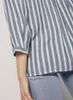 TOM TAILOR Gestreifte 3/4 Arm Bluse V-Ausschnitt Business Produktbild-Vorschau 7