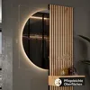 Planetmöbel LED Spiegel NIVORA halbrund 50×100 cm, dimmbar Produktbild-Vorschau 5