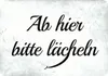 Kulthänger Blechschild Lächeln KH 022 Produktbild-Vorschau 1