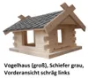 Vogelhaus (groß), Schiefer grau Produktbild-Vorschau 8