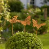 UNUS Gartenstecker Schmetterlinge 3er Set in Rost Produktbild-Vorschau 3