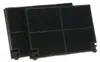 Two black carbon filters stacked on top of each other. Produktbild-Vorschau