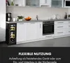 A modern kitchen scene featuring a wine cooler, coffee maker, and built-in oven. Produktbild-Vorschau
