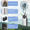 HOMCOM Nebel Ventilator mit Sprühnebel Standventilator mit Produktbild-Vorschau 9