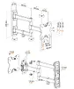 MANHATTAN Wandhalterung Universal 13"-27"/20kg neig&schw. Produktbild-Vorschau 8