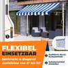 KESSER® Klemmmarkise mit Handkurbel Balkon, Balkonmarkise Produktbild-Vorschau 2