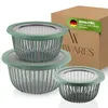 Lot de 3 bols empilables avec couvercle Viwares (6 pièces) Voir les images du produit 1