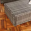 Mucola Gartenmöbel Polyrattan Lounge Sessel Sofa Bank Tisch Produktbild-Vorschau 6