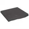 vidaXL Étagère murale brun foncé 60x60x(2-6) cm Chêne Voir les images du produit 1