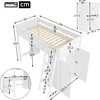 Sweiko Kinder-Hochbett, multifunktionales Kinderbett, mit Produktbild-Vorschau 10
