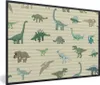 MuchoWow® Gerahmtes Poster Dinosaurier - Braun - Grün - Produktbild-Vorschau 1