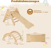 COSTWAY triangolo di arrampicata 4 in 1, arco di Anteprima dell’immagine prodotto 3