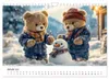 Teddys Welt - Bärenstark durchs Jahr (Wandkalender 2027 DIN Produktbild-Vorschau 4