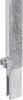 A close-up of a metal fence post accessory. Anteprima dell’immagine prodotto