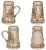 6x Boccale Ruhpolding con manico 0,5L 6 pers. beige scudo Anteprima dell’immagine prodotto 5