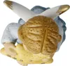 A close-up view of a ceramic angel figurine holding a star. Produktbild-Vorschau