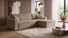 Ecksofa, Schlafsofa, mit Bettkasten 279x187cm CORD Produktbild-Vorschau 4