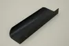 A black furniture handle is shown on a light gray background. Produktbild-Vorschau