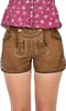 Lederhose DALIA mit leichtem Material und kurzem Schnitt Produktbild-Vorschau 2