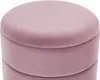 BELIANI Pouf mit Stauraum Rosa Samt Gepolstert Gesteppt Produktbild-Vorschau 5