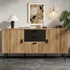Merax Sideboard Kommode mit 2 Schubladen und 3 Türen, Produktbild-Vorschau 8