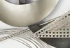 Kobolo Wandbild mit Kreisen, Dreiecken und Spiegeln Metall Produktbild-Vorschau 5