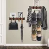 TECBULL® Wand Garderobe Walnussholz Deluxe, Exklusive Produktbild-Vorschau 6