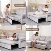 Ecksofa mit Schlaffunktion, ausziehbares Schlafsofa, Produktbild-Vorschau 5
