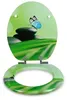 Sanfino® Premium WC Sitz "Blue Butterfly" hochwertiger Produktbild-Vorschau 3