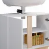 Waschbeckenunterschrank Vicco Gloria Weiß 70.4 x 55.5 cm Produktbild-Vorschau 6