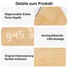 Wecker aus Holz, mit Tonsteuerung Luftfeuchtigkeit Produktbild-Vorschau 6