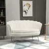 HOMCOM 2 Sitzer Sofa Couch, gepolsterter Polstersofa mit Produktbild-Vorschau 2