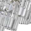 A close-up view of a crystal chandelier. Produktbild-Vorschau
