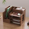 Organizator na biurko, drewniany, z orzecha, format A4, Podgląd zdjęcia produktu 6