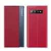 Galaxy S10 Pouzdro, Slim Flip Kožené Pouzdro s Okénkem a Náhled obrázku produktu 2