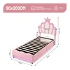 OYAJIA Kinderbett 90x200, Polsterbett für Mädchen Produktbild-Vorschau 7