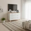 Komoda Szafka salon z szufladami 100cm Biala Wotan OSLO Podgląd zdjęcia produktu 3