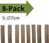 TIMBERMIK Półpalisada Drewniana ½ Ø7 cm 8 szt. 160 cm Podgląd zdjęcia produktu 2