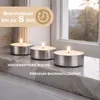 Horeca Candles - Teelichter 8 Stunden Brenndauer, Weiß, 200 Produktbild-Vorschau 3