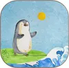 Mr. & Mrs. Panda Untersetzer für Gläser Pinguin Surfer - Produktbild-Vorschau 1