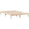 Cama extralarga sin colchón madera maciza de pino 160x220 Vista previa de la imagen del producto 3