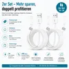 2er Pack Lightning Kabel – Schnellladen & Datentransfer, Produktbild-Vorschau 8