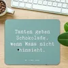 Mr. & Mrs. Panda Mousepad Spruch Tante Schokolade - Produktbild-Vorschau 2