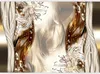 Vlies Fototapete - Ethereal Sheen 100x70 cm Blumen Produktbild-Vorschau 5