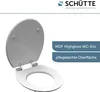 SCHÜTTE WC Sitz BLACK STONE High Gloss mit MDF Holzkern, Produktbild-Vorschau 4