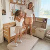 Flumi Kindertrampolin Hüpfmatte Indoor mit Cordbezug, Produktbild-Vorschau 5