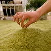 Kulatý, měkký, huňatý koberec z mikrovlákna, protiskluzová Náhled obrázku produktu 5