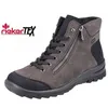 Rieker damskie skórzane sznurowane buty TEX szare, Podgląd zdjęcia produktu 18