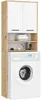 Waschmaschinenumbauschrank FIN Artisan Eiche, Weiß 64 cm 2 Produktbild-Vorschau 1